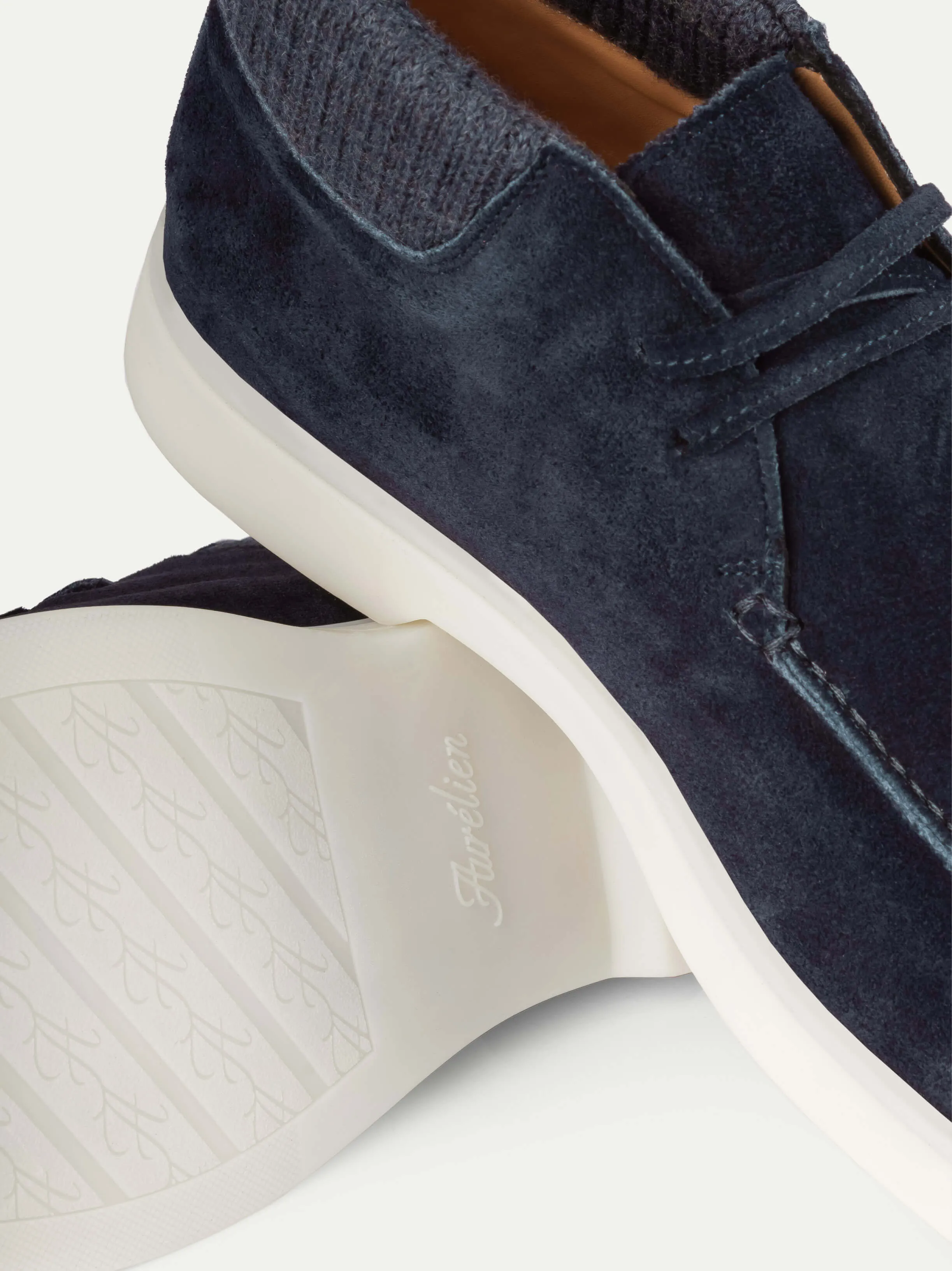 Navy Desert Boot