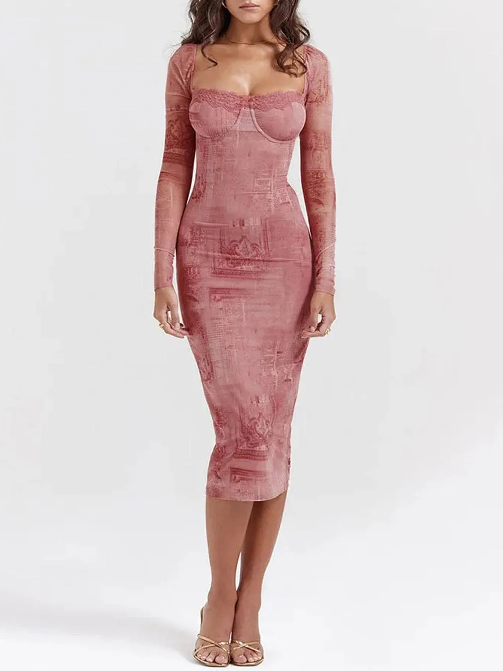 Oaklynn Bodycon Midi Dress