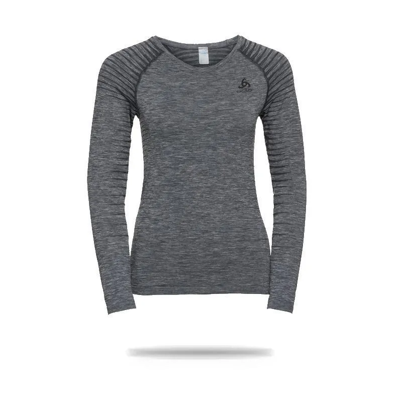 Odlo Women's Crew Neck Performance Base Layer Long Sleeve