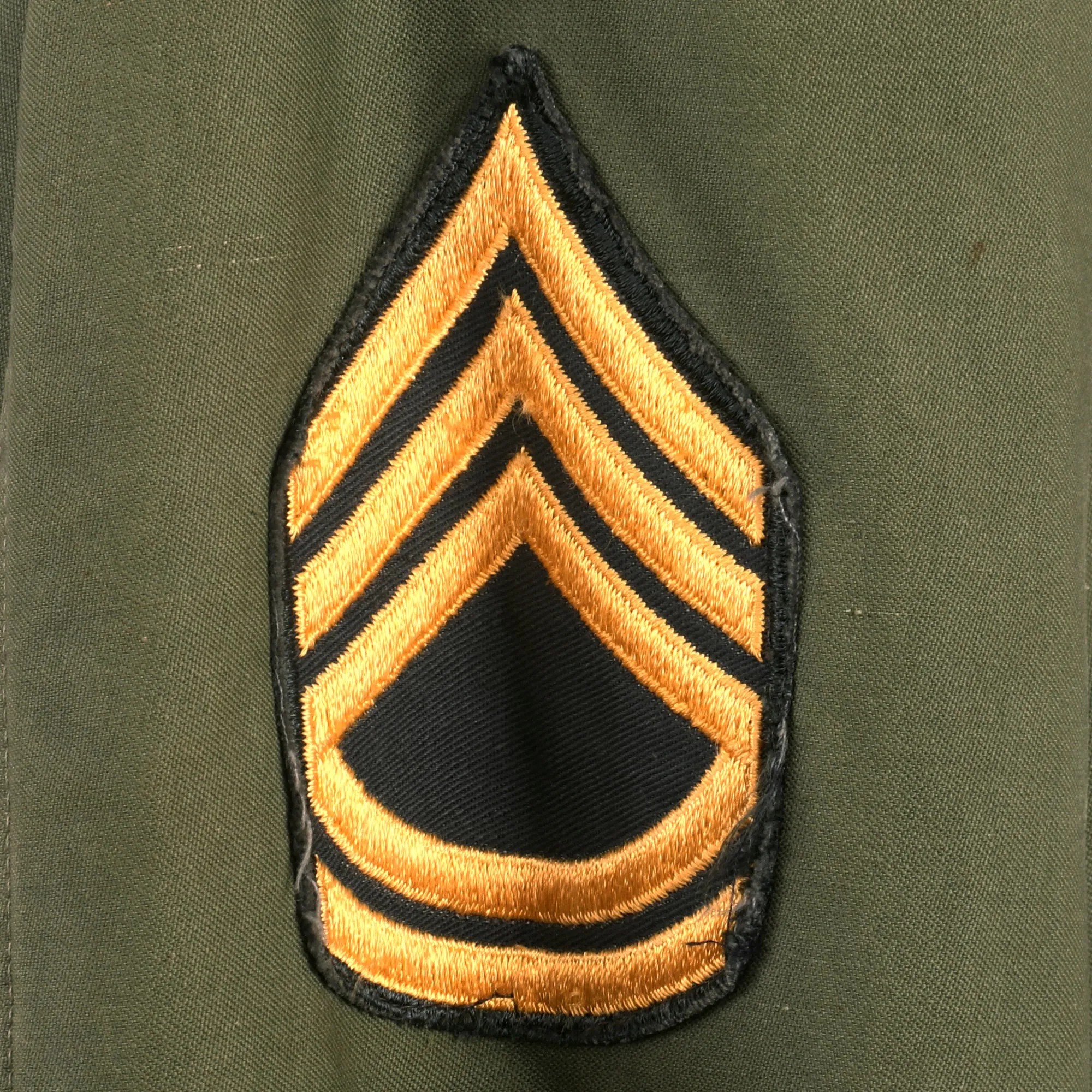 Original U.S. Vietnam War M1951 1st Special Forces (Airborne) Field Jacket with Period Applied Insignia - Paratrooper’s Wings