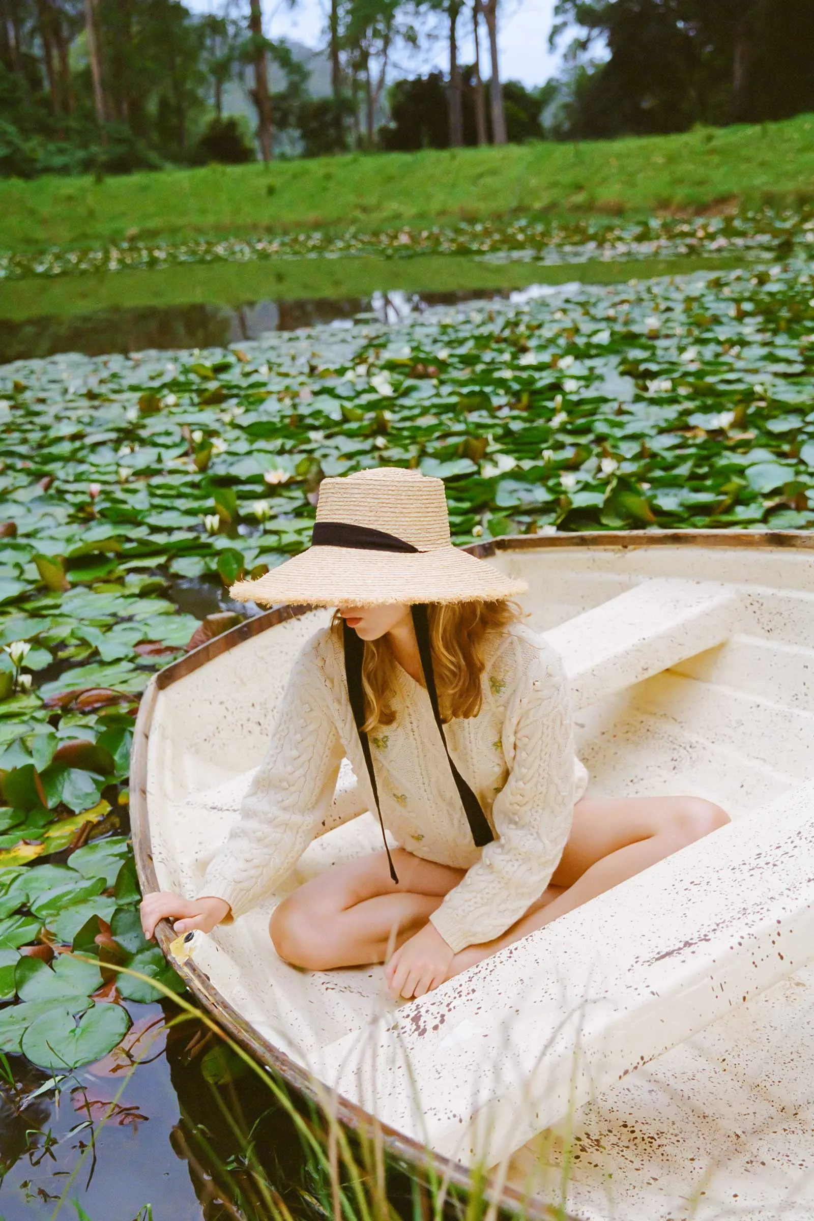 Paloma Sun Hat - Raffia Fray