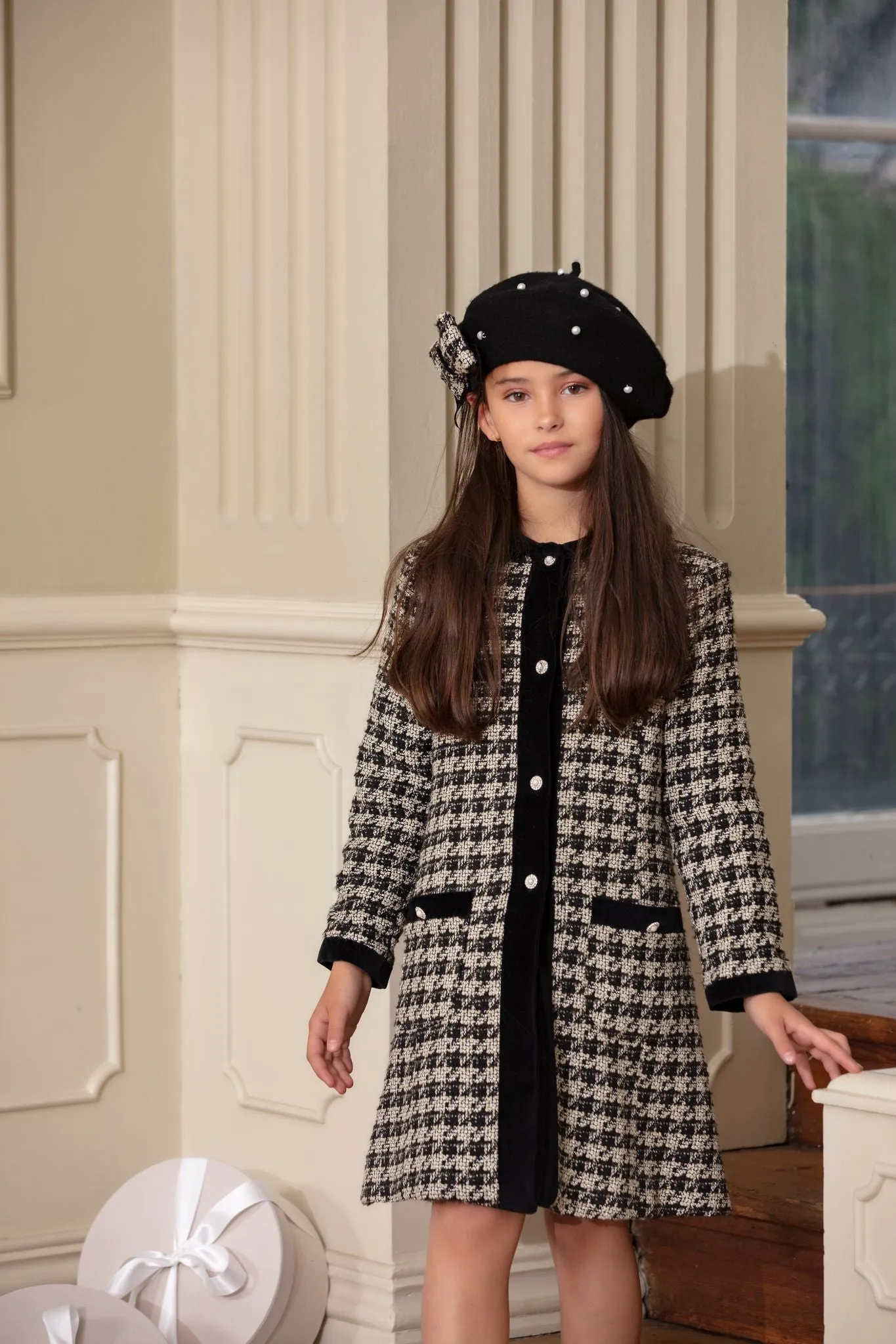 Patachou Tweed Coat