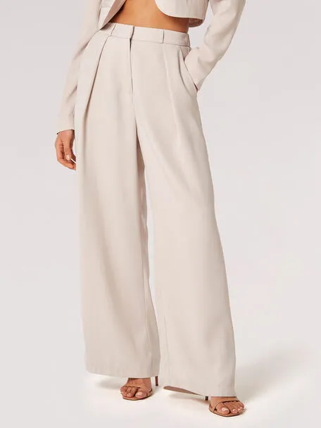 Pleat Detail Soft Tailored Pant