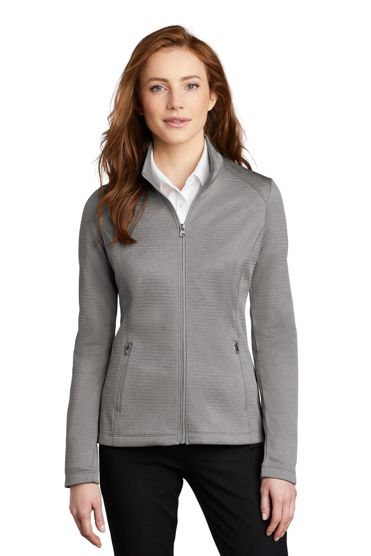 Port Authority Ladies Diamond Heather Fleece Full-Zip Jacket L249