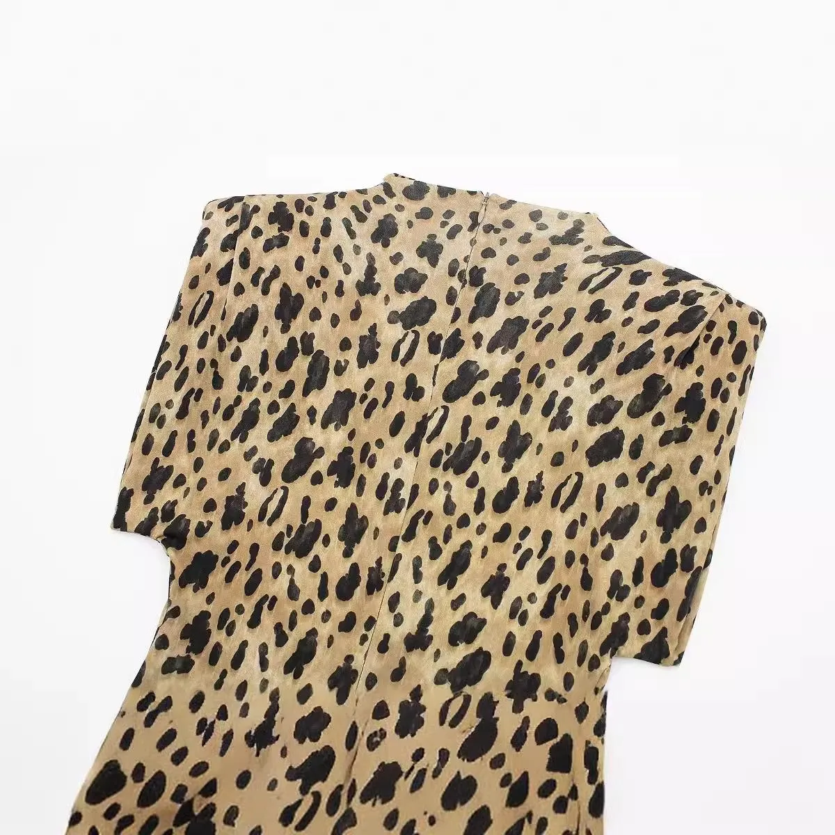 Pre Order:  Casual Leopard Print Slim Fit Dress