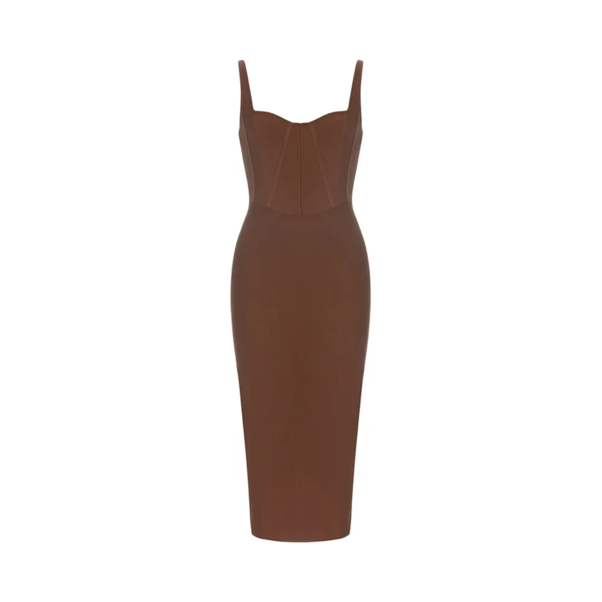 Pre Order:  Corset Style Sleeveless Bodycon Dress