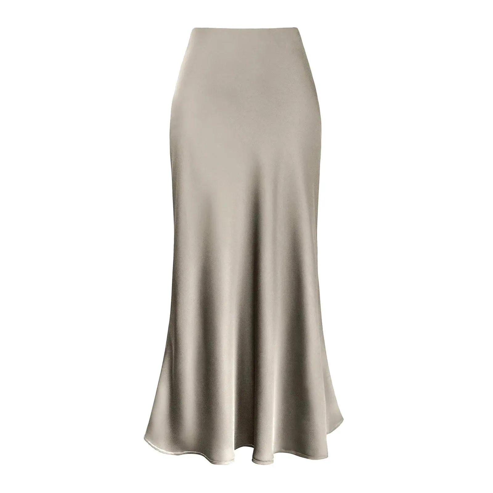 Pre Order:  Solid Satin A-Line Skirt