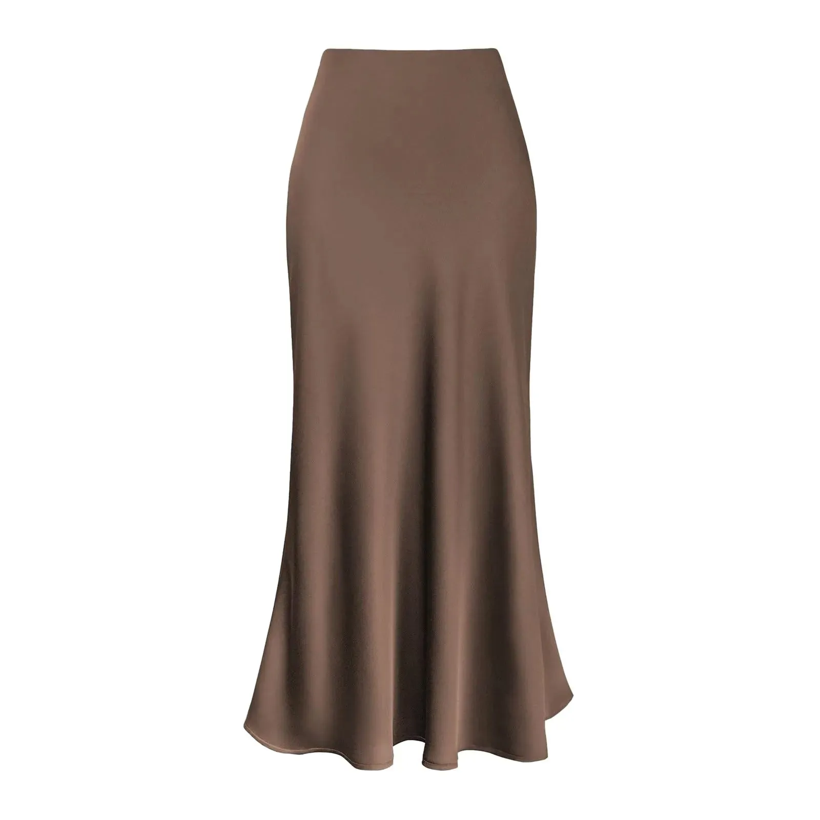 Pre Order:  Solid Satin A-Line Skirt