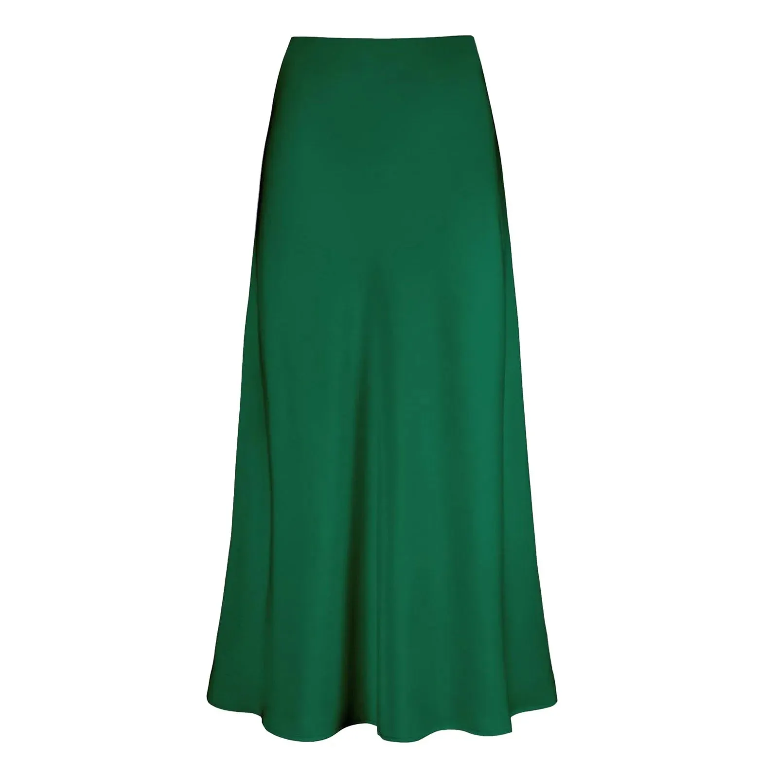 Pre Order:  Solid Satin A-Line Skirt