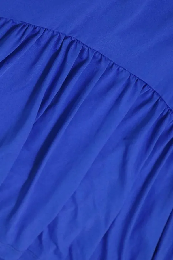 Pure Colour Flounce Sling Skirt