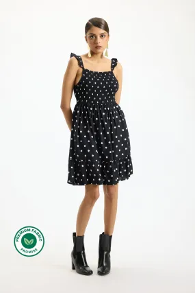 Raahika|Polka Printed Dress