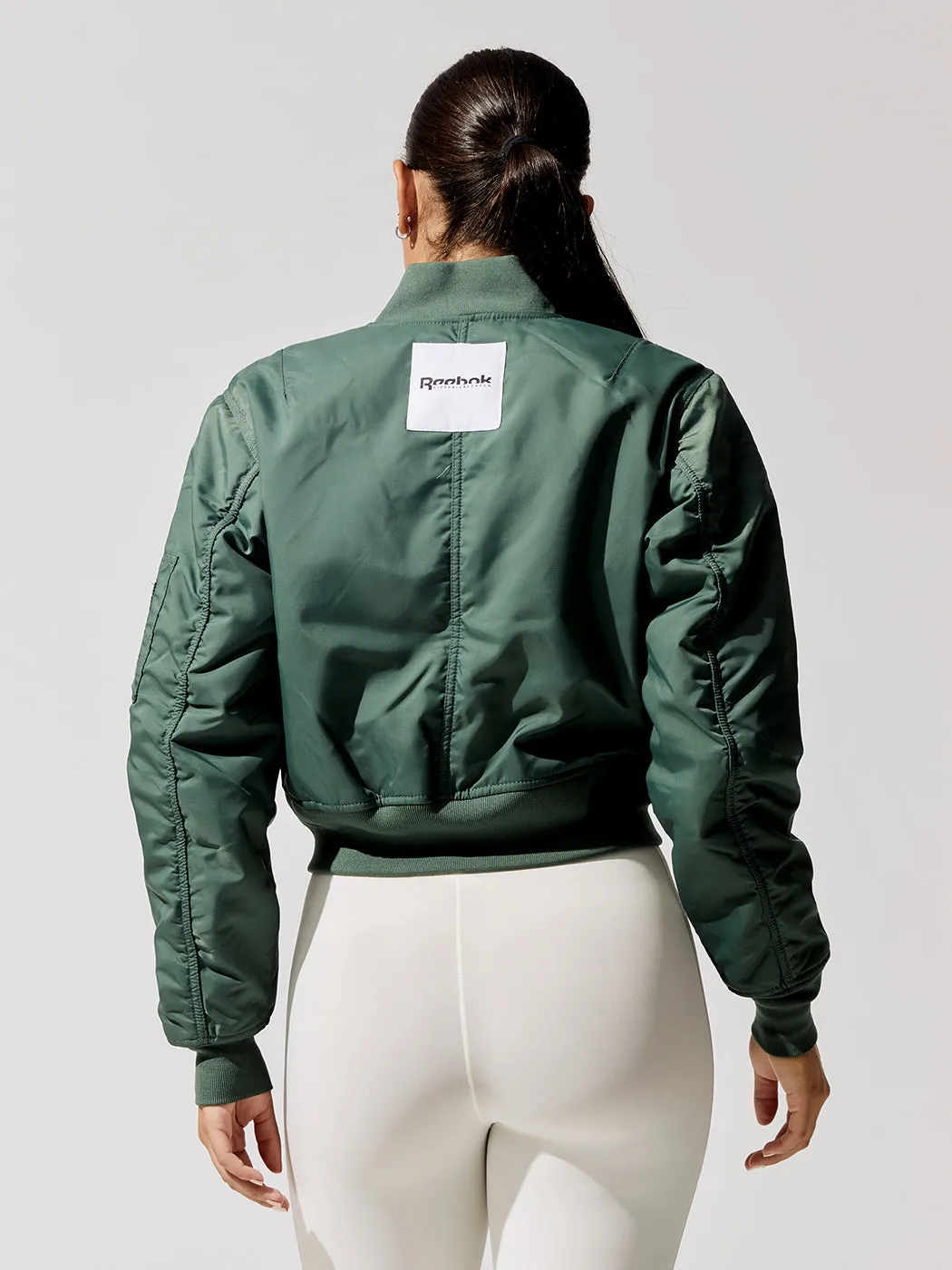 Rbk Vb Bomber Jacket - Chalk Green