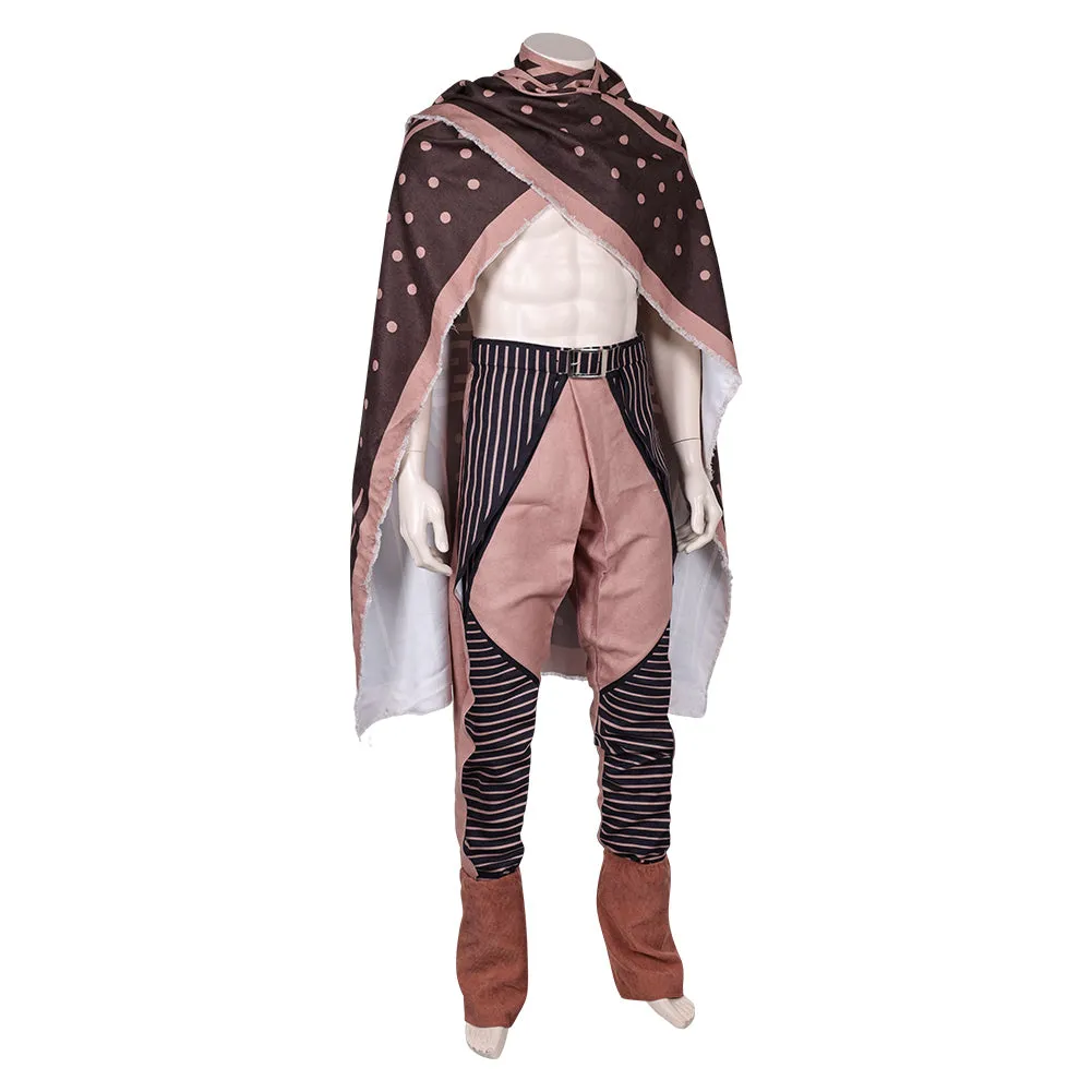 Rebel Moon: A Child of Fire Tarak Decimus Brown Suit Party Carnival Halloween Cosplay Costume