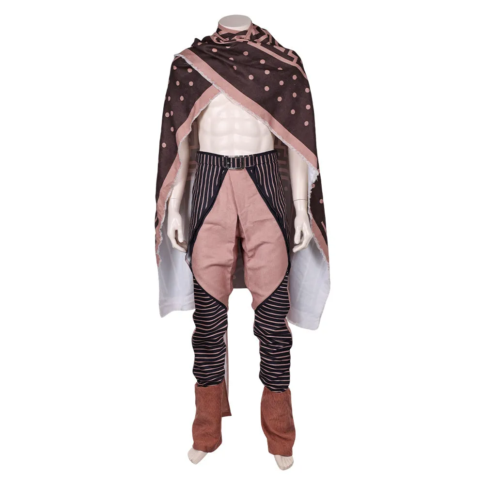 Rebel Moon: A Child of Fire Tarak Decimus Brown Suit Party Carnival Halloween Cosplay Costume