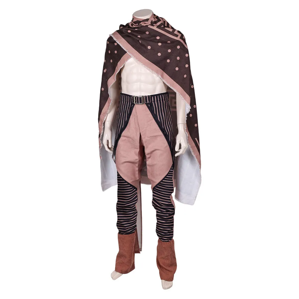 Rebel Moon: A Child of Fire Tarak Decimus Brown Suit Party Carnival Halloween Cosplay Costume