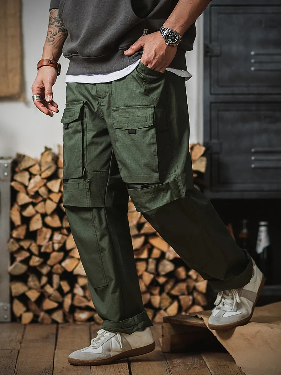 Retro Tactical Hunter Green Pants