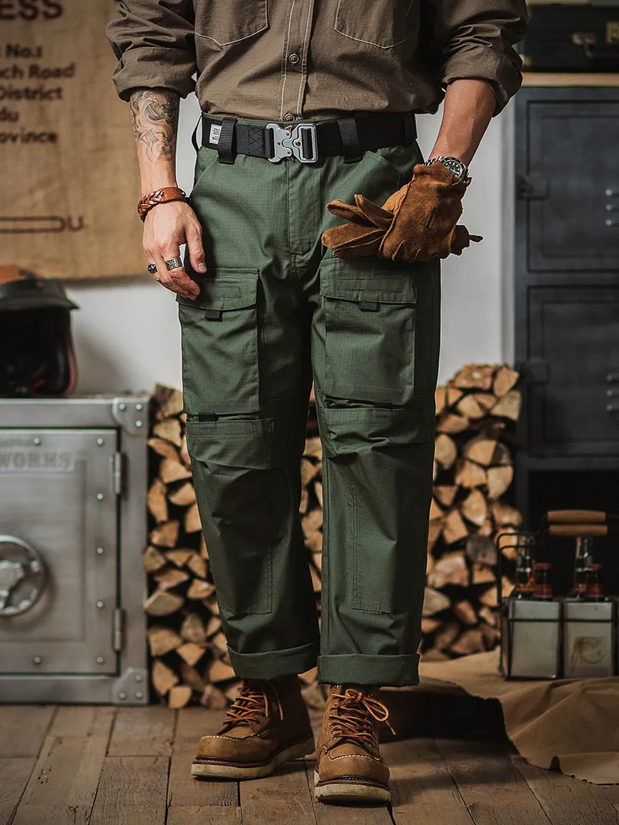 Retro Tactical Hunter Green Pants