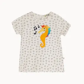 ROCKNESS - Seahorse Applique T Shirt