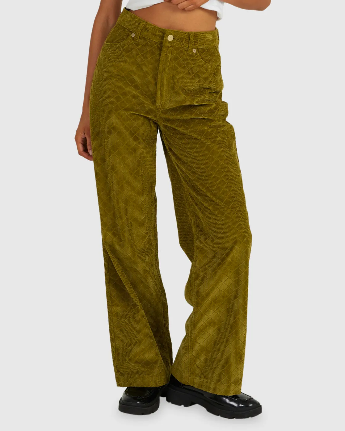 RVCA Womens Elsa Cord Pant