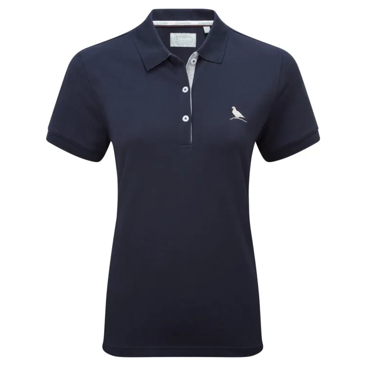 Schoffel Ladies St Ives Polo Shirt - Navy