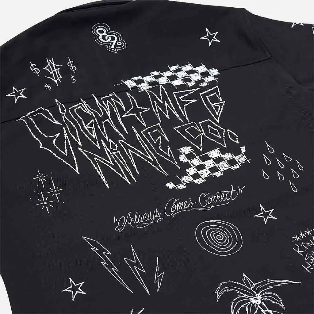 Scribblez Work Shirt Black