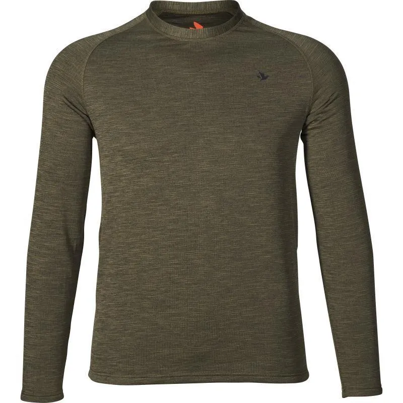 Seeland Active Mens Long Sleeve Top - Pine Green