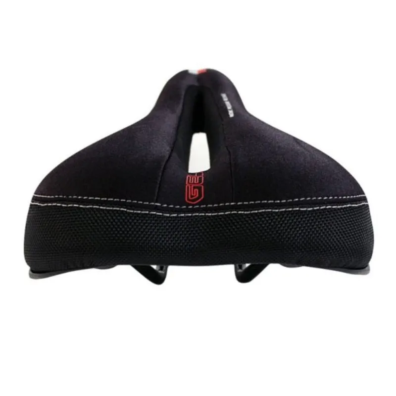 Serfas Dual Density w/Cutout Lycra Saddle Mens Black 276mm / 171mm