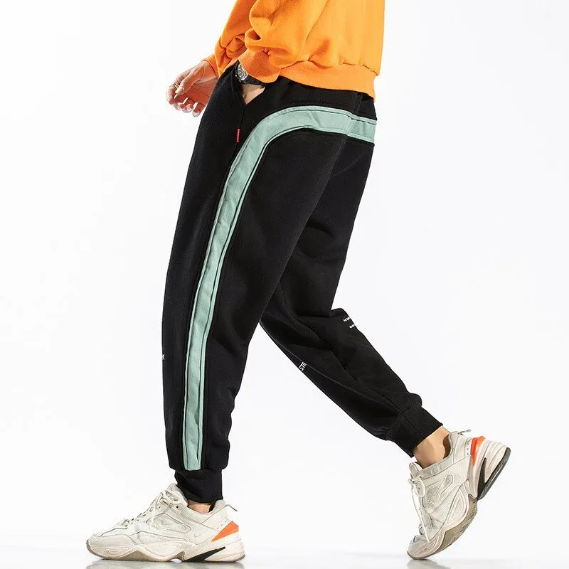 Side Striped Sweatpants Men Brand New Jogger Pants Men Fashion Streetwear Hip Hop Trousers Male Loose Fit Harem Pants