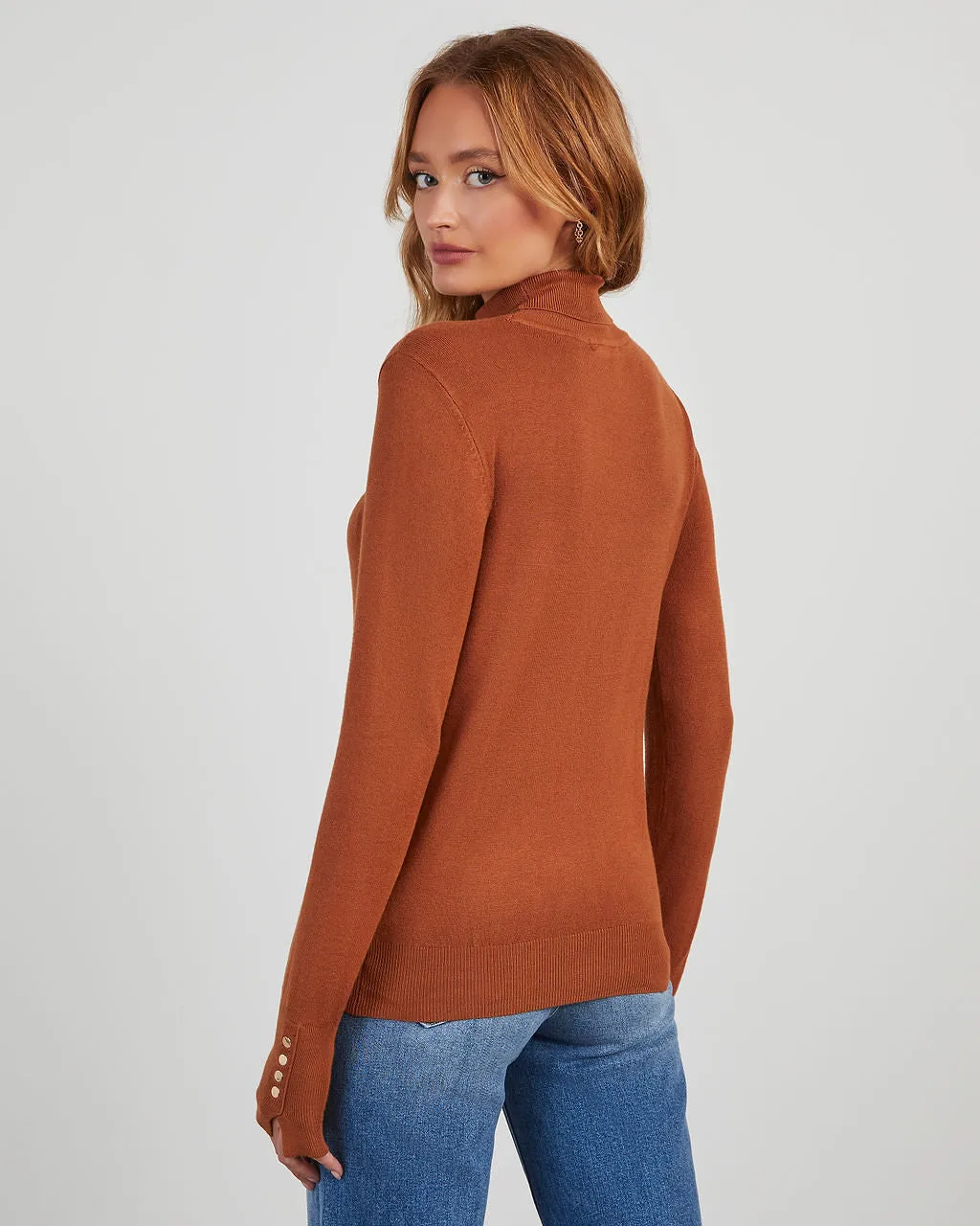 Something To Remember Turtleneck Long Sleeve Top