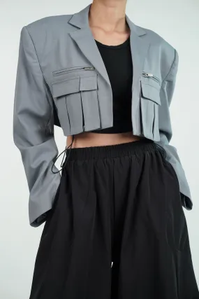 Street Swagger Cropped Blazer