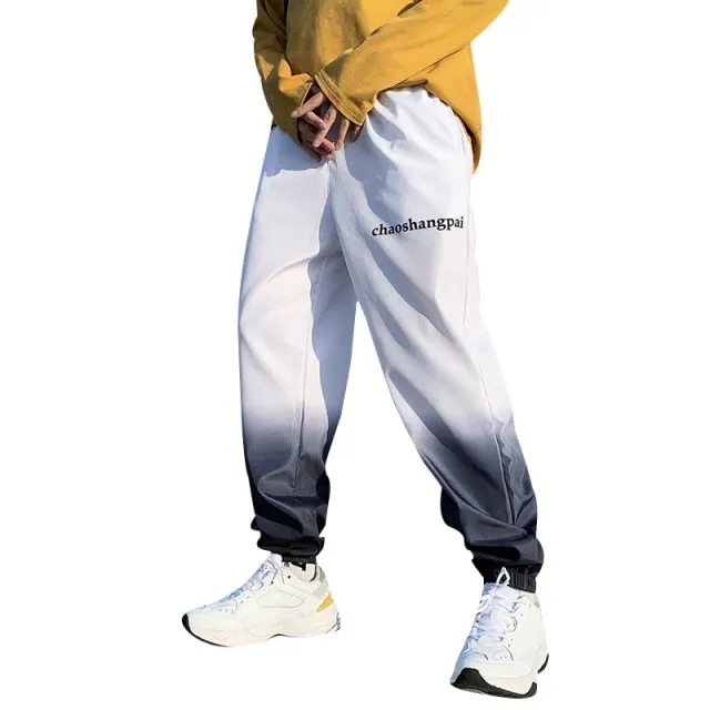 Streetwear Hip hop Joggers Pants Men Loose Harem Pants Ankle Length Trousers Sport Casual Letter Print Sweatpants For Men 3XL