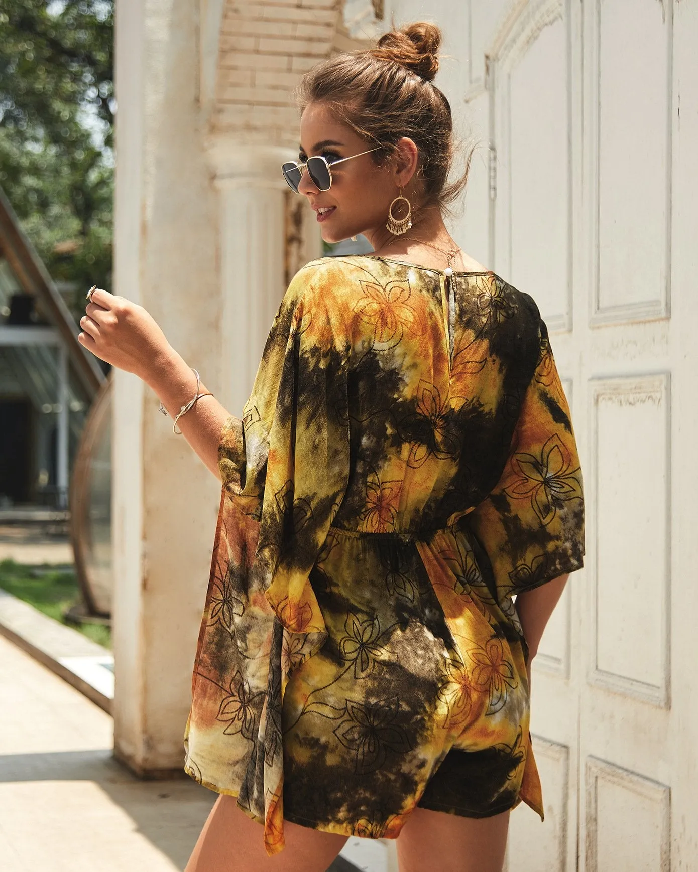 Summer Bohemian Print Vacation Women's Jumpsuit