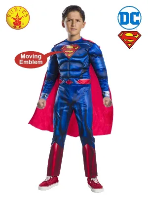 SUPERMAN DELUXE JUSTICE LEAGUE COSTUME, CHILD