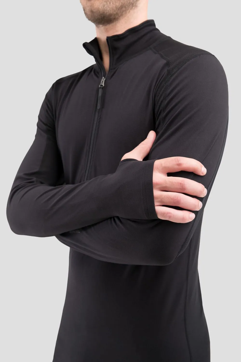 'Terramar' Men's 2.0 Thermolator® Performance Half Zip - Black