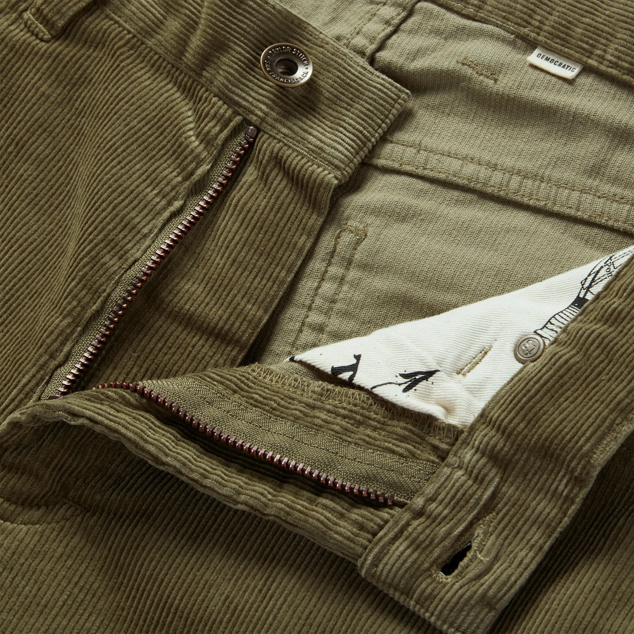 The Democratic All Day Pant in Cypress Cord