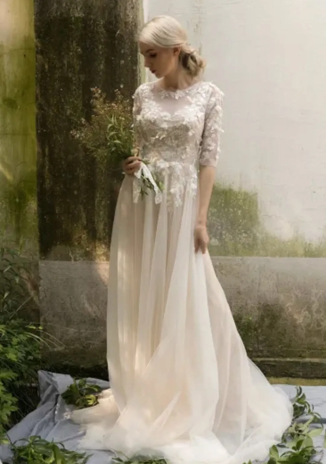 The Flynn Bohemian Wedding Gown