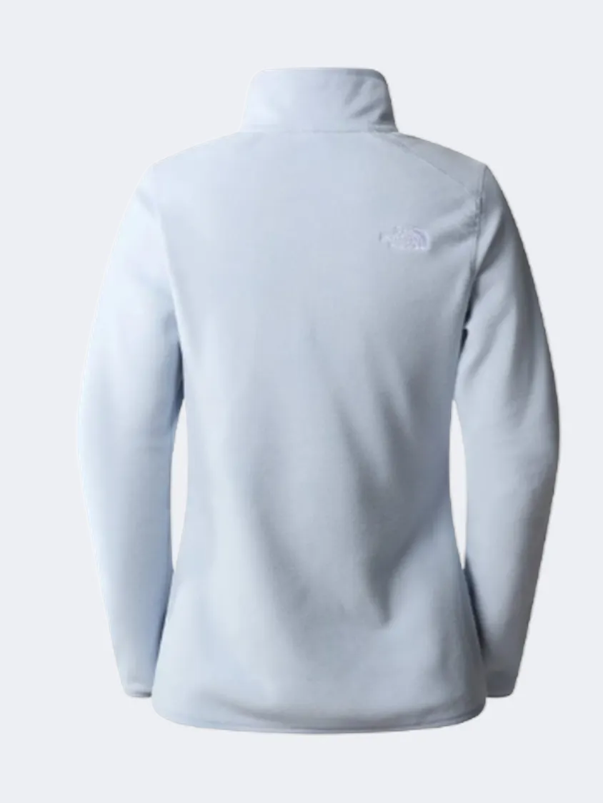 The North Face 100 Glacier 1/4 Women Skiing Fleece Dusty Periwinkle