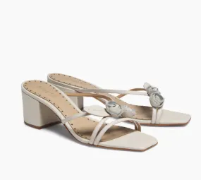 The Rose Bud Sandal in Pearl