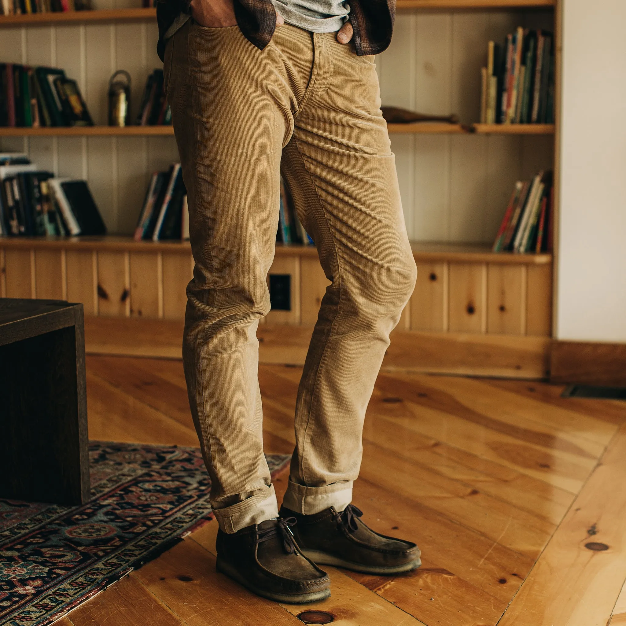 The Slim All Day Pant in Khaki Cord