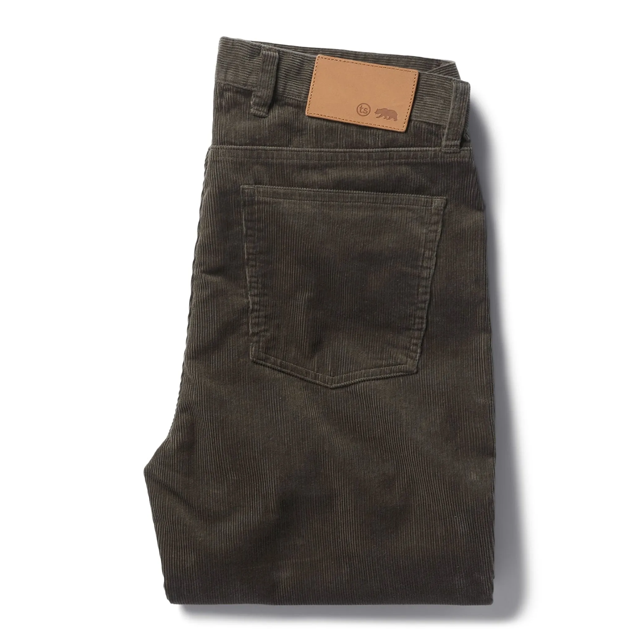 The Slim All Day Pant in Walnut Cord