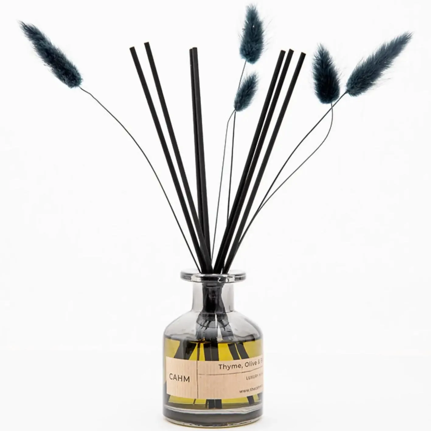 Thyme, Olive & Bergamot Reed Diffuser - Black