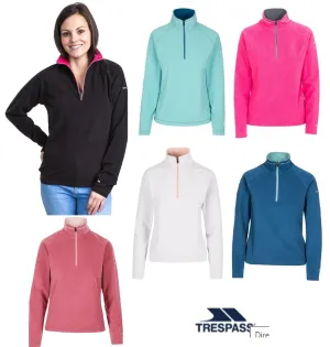 Trespass Womens Skylar Fleece Half Zip Jumper