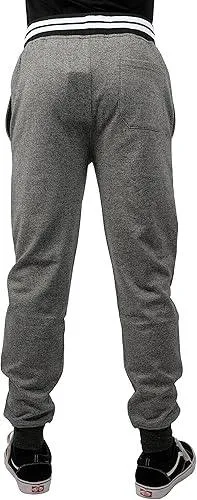 Ultra Game NBA Official Men’s Super Soft Game Day Jogger Sweatpants - Unisex, Cleveland Cavaliers, Black Marl|Cleveland Cavaliers