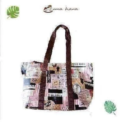 Uma Hana Versatile Music Themed Large Tote Bag with Multiple Compartments