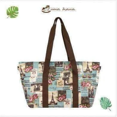 Uma Hana Versatile Music Themed Large Tote Bag with Multiple Compartments