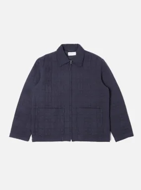 Universal Works Quilt Gower Jacket in Navy Winter Twill