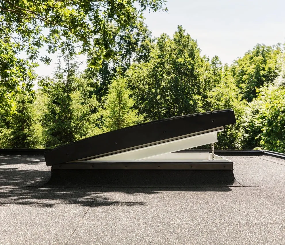 VELUX CVU 120090 1093 INTEGRA® Electric Curved Glass Rooflight Package 120 x 90 cm (Including CVU Double Glazed Base & ISU Curved Glass Top Cover)