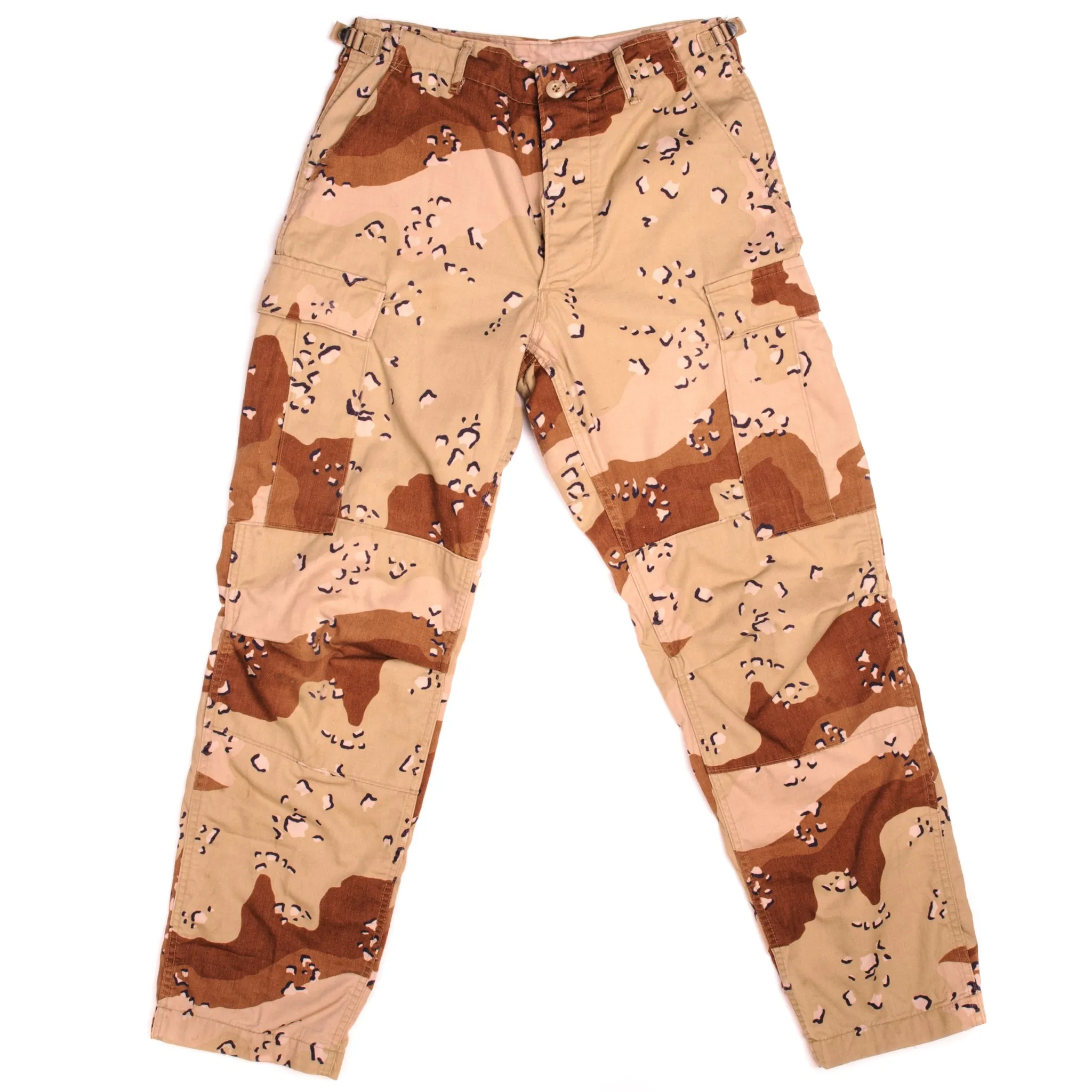 VINTAGE US ARMY COMBAT TROUSERS PANTS CHOCOLATE CHIP CAMO 1983 SIZE W31 L30