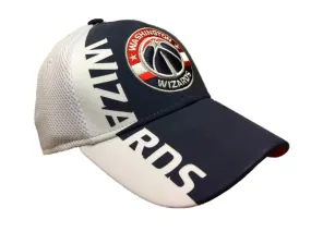 Washington Wizards Adidas Navy Faux Leather Structured Fitted Hat Cap (S/M)