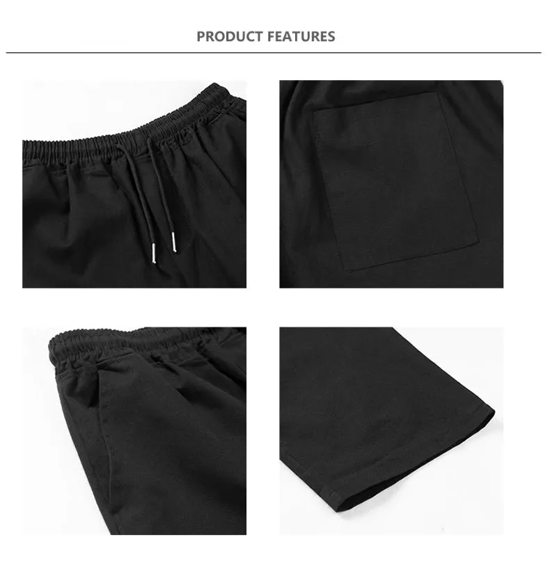 Wiaofellas Black Pants Men Hip Hop Streetwear Jogger Harem Trousers Men Casual Harajuku Sweatpants Brand Summer New Fashion Men Pants